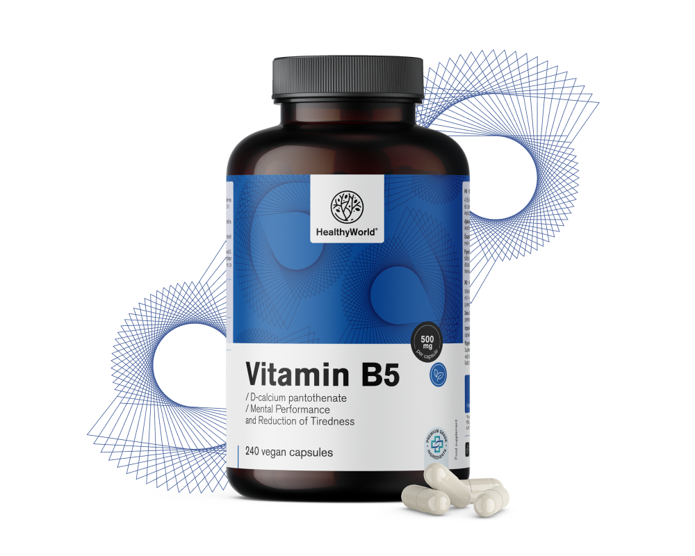 B5 Vitamin 500 Mg 240 Kapszula Healthy World Hu