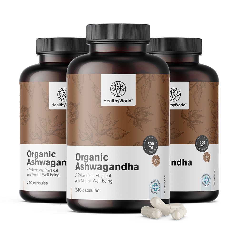 BIO Ashwagandha 500 mg kapszulákban