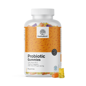 Probiotic – gumicukor mikrobiológiai tenyészetekkel, 90 gumicukor