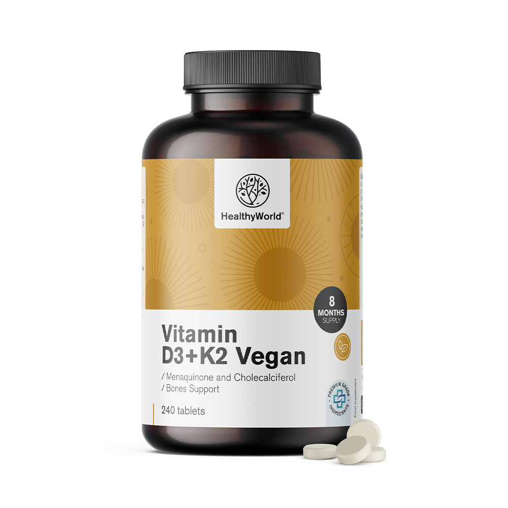 Vegán D3+K2-vitamin.