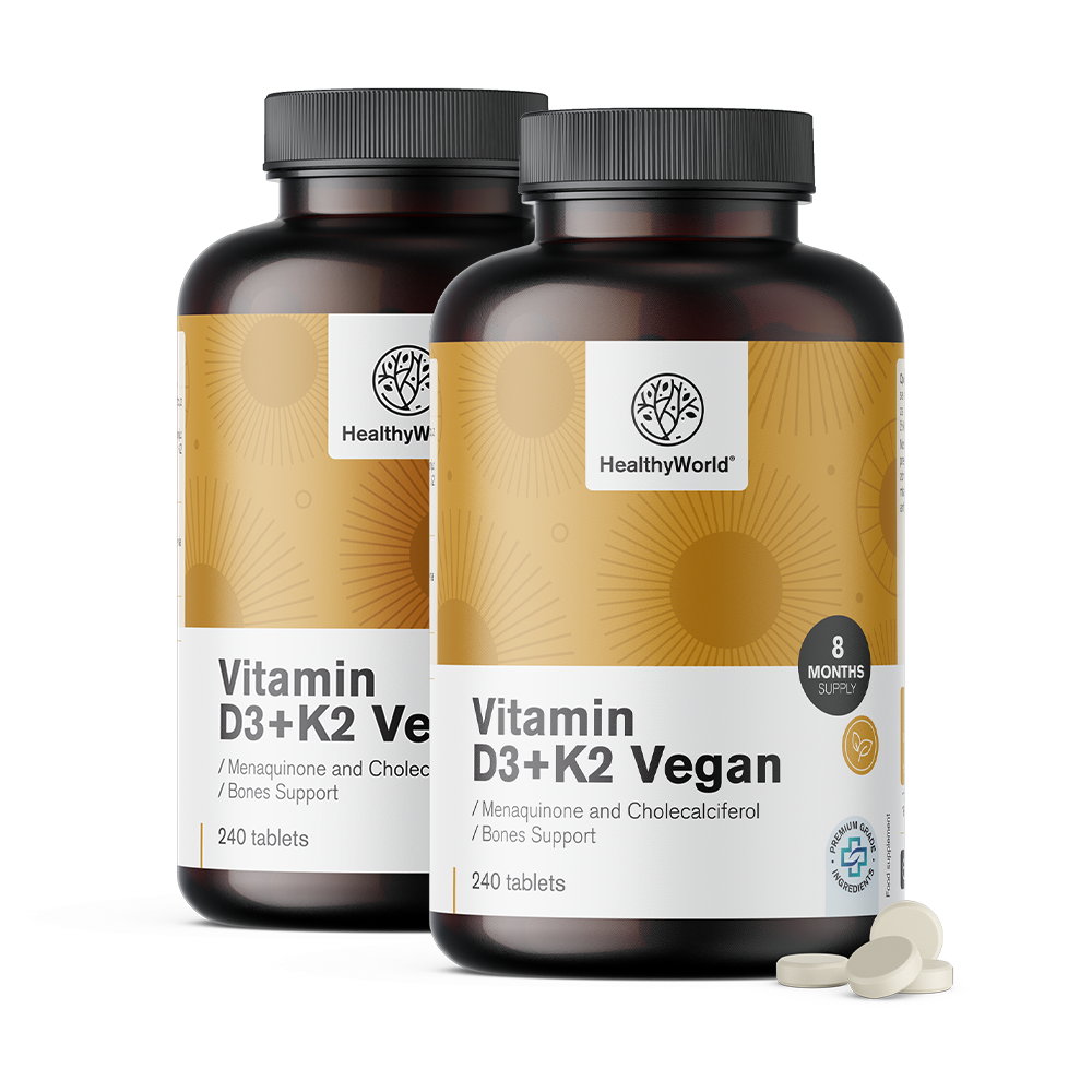 Vegán D3+K2-vitamin.