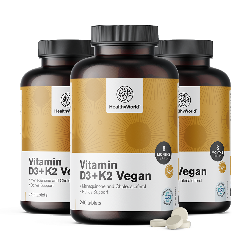 Vegán D3+K2-vitamin.