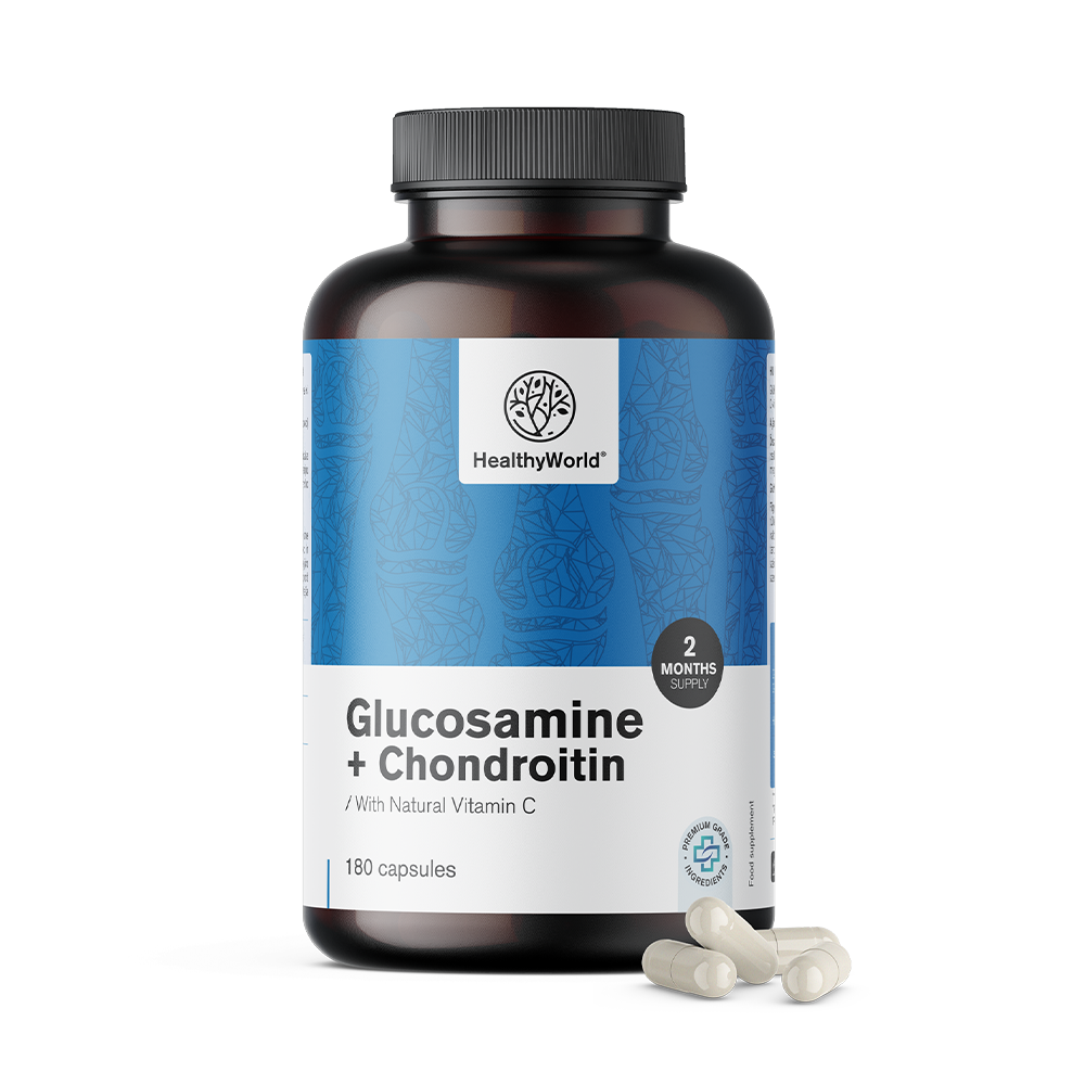 Glükozamin + kondroitin C-vitaminnal