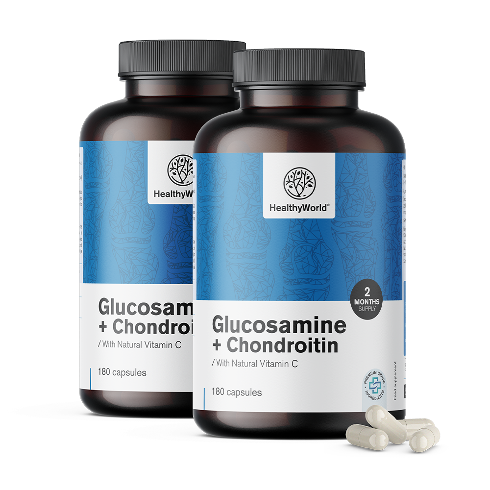 Glükozamin + kondroitin C-vitaminnal