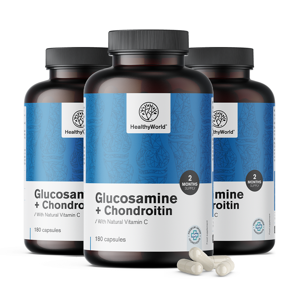 Glükozamin + kondroitin C-vitaminnal