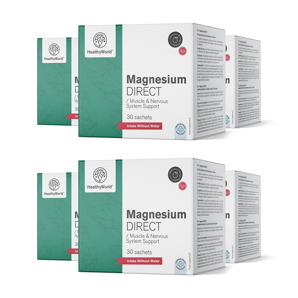 Magnézium DIRECT 400 mg narancs ízzel