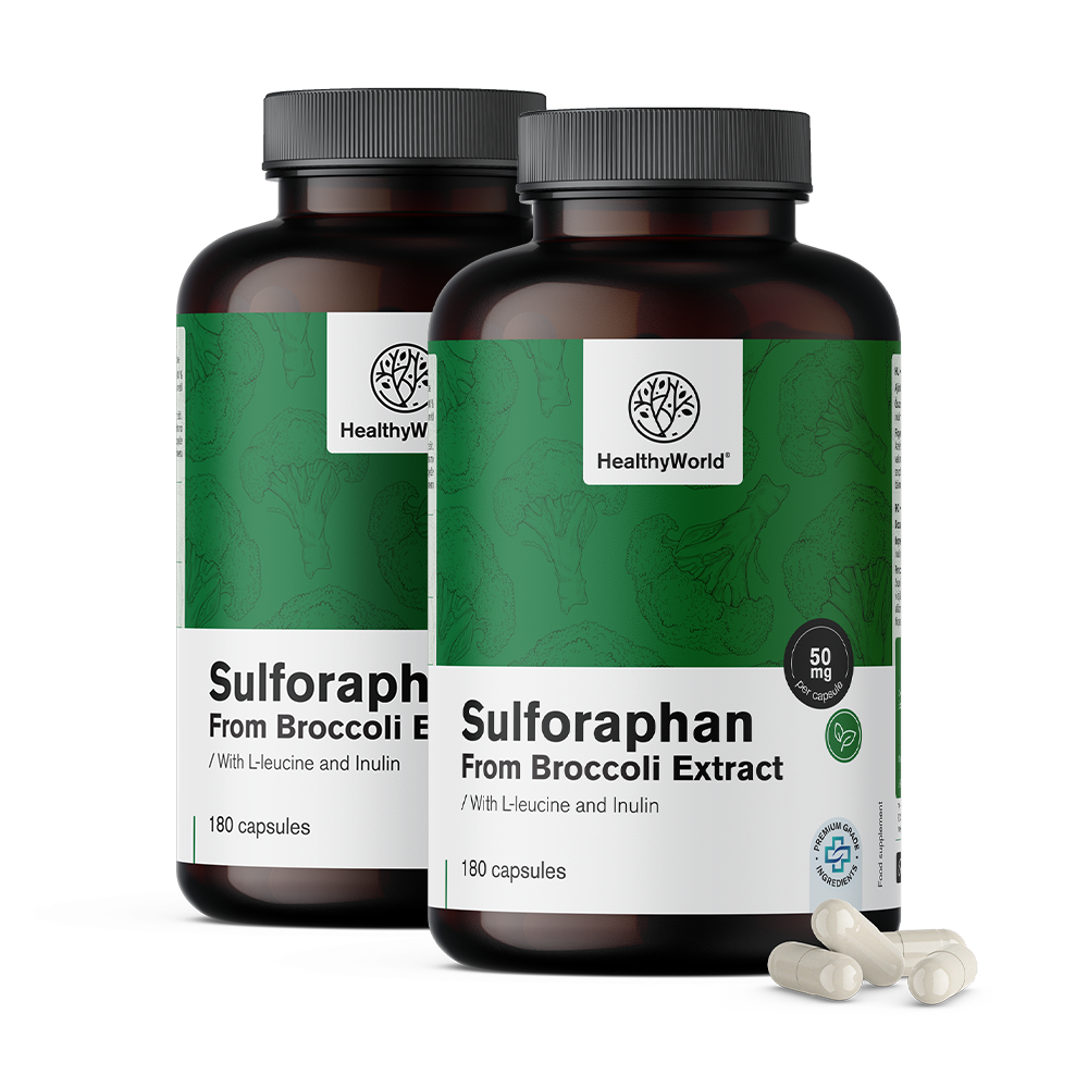 Sulforafan - 50 mg édesgyökér kivonatból.