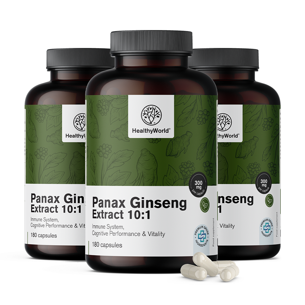 Panax Ginseng 300 mg - ginzeng kivonat 10:1