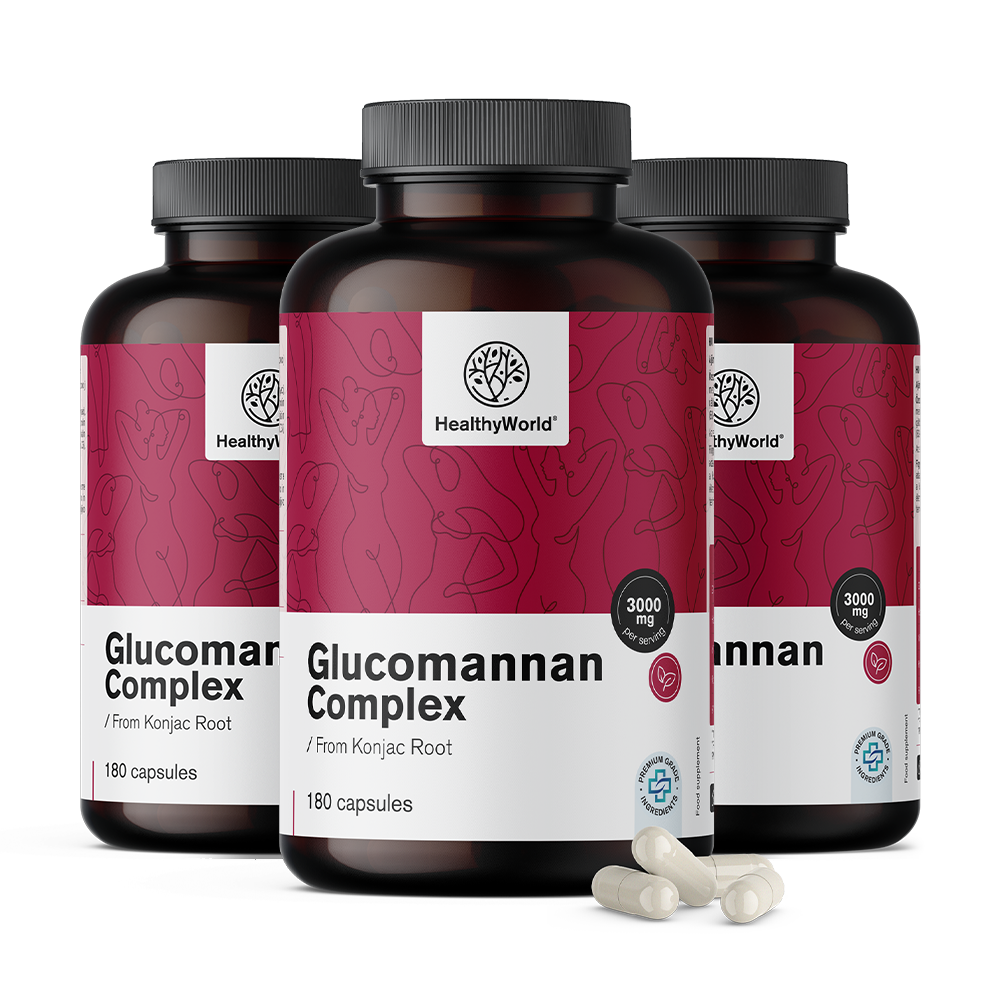 Glukomannán komplex 3000 mg