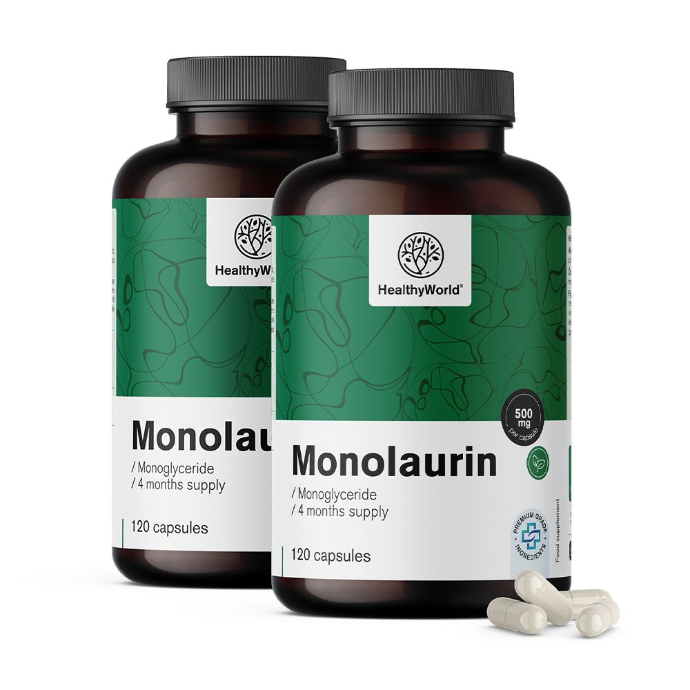 Monolaurin 500 mg kapszulákban