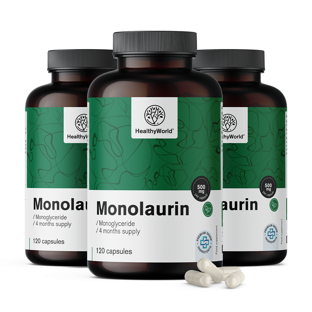 Monolaurin 500 mg kapszulákban