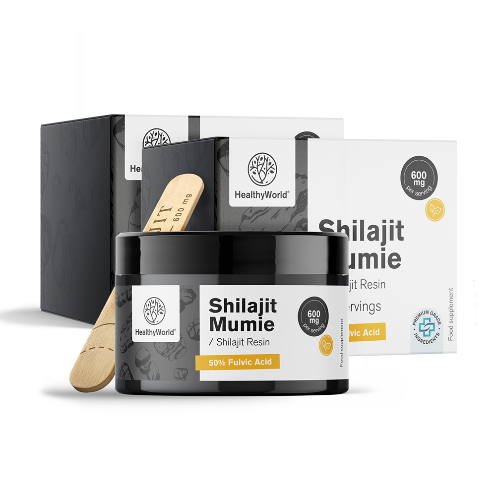 Shilajit Mumie 600 mg – gyanta